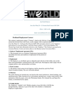 One World Yacht Deckhand Employment Contract For Jeanré Theart-1