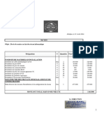 Devis de Remise en Etat Du Reseau Informatique