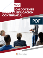 Brochure Diplomado Formación Docente - SIGMATEC