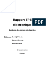 TPE Électronique - Système Des Portes Intelligentes