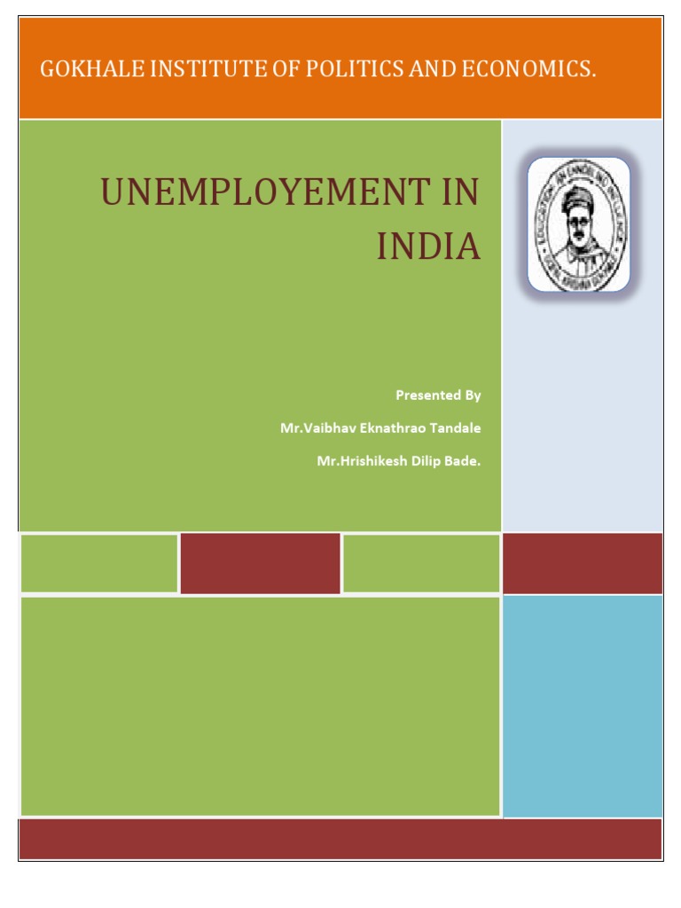 Unemployement in India by Vebs111 | PDF | Unemployment | Social Science