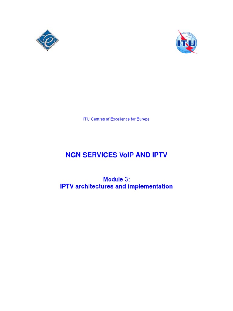 Module 3 - IPTV Architectures and Implementation | PDF | Ip Multimedia ...