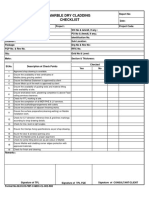 Checklist for Marble Dry Cladding Work