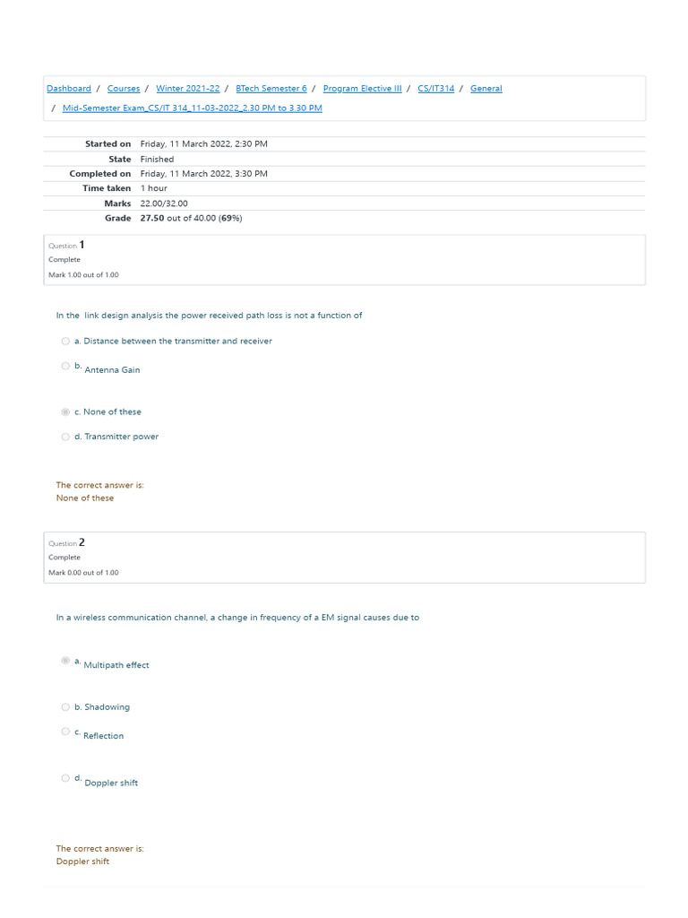 MCQ PDF Orthogonal Frequency Division Multiplexing Cellular Network