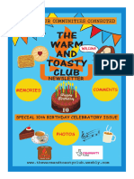 The Warm and Toasty Club Newsletter - 10th Anniversary Issue 2024