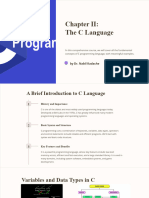 Chapter 2 C Language