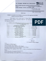 Interview Schedule