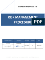 Risk Management Procedure