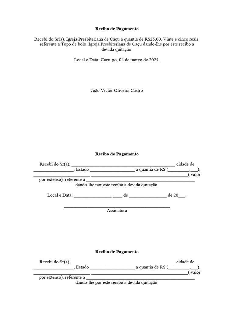 modelo-recibo-pagamento | PDF