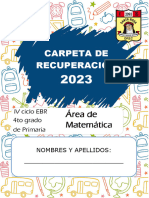 Tarea Vacacional 2023 Mat