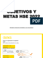 Objetivos y Metas HSE - PTE