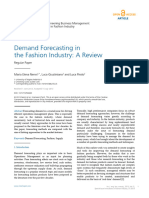 Demand Forecasting in The Fashion Industry: A Review