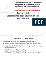 L4 Steps For Detailed Energy Audit and Benchmarking