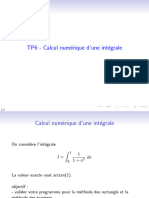 TP6 - Calcul Num Erique D'une Int Egrale