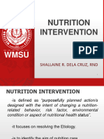 Nutrition Intervention