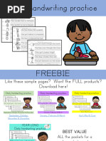 Nelson Handwriting Scheme | PDF