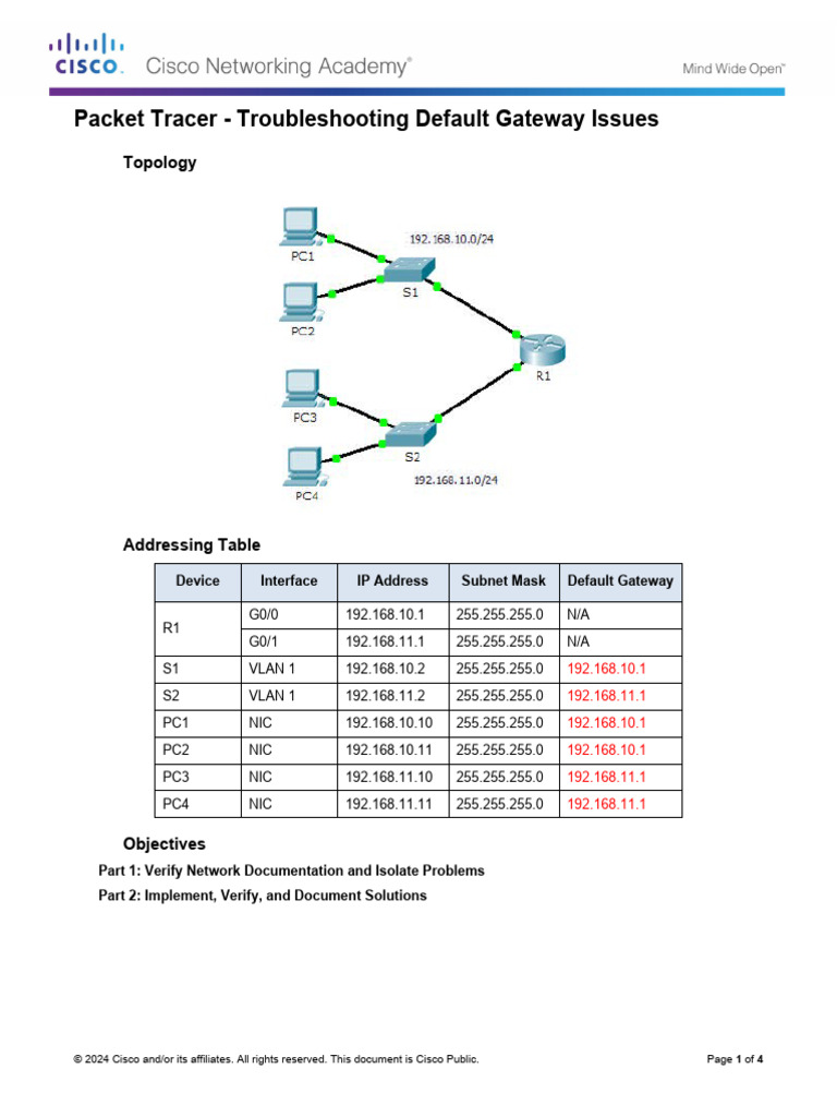 Troubleshoot Default Gateway Issues | PDF | Computer Network | Gateway ...
