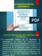Estructura de La Constitucion Politica de La Republica de Guatemala.