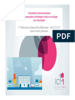 Consultation Pharmaceutique ICM C.perrier