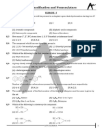 Classification and Nomenclature: (Organic Chemistry)