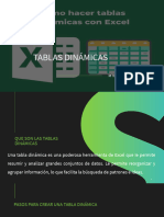 Tablas Dinámicas Con Excel