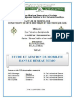 Etude Et Gestion de Mobilite Dans Le Res