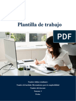 Descarga Aquí La Plantilla de La Actividad