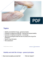Stability and Shelf Life of Drugs 2020