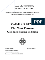 HIS 303 MS Vaishno Devi