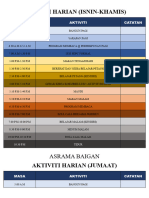 Aktiviti Harian Asrama Baigan