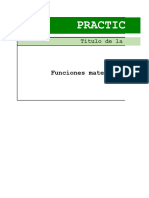 Práctica - Funciones Matemáticas Condicionales