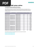 SIVACON 8MF Calculation Table Doors IP20 2022-05