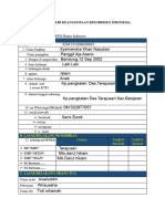 Formulir Keanggotaan KPM Brigez Indonesia