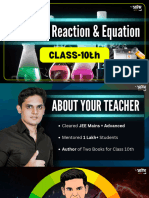 Chemical Reaction & Equation Lec - 2