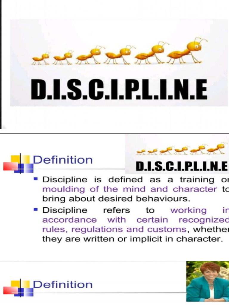 DISCIPLINE DEFINITION MEANING AND EXAMPLES intelligence overview