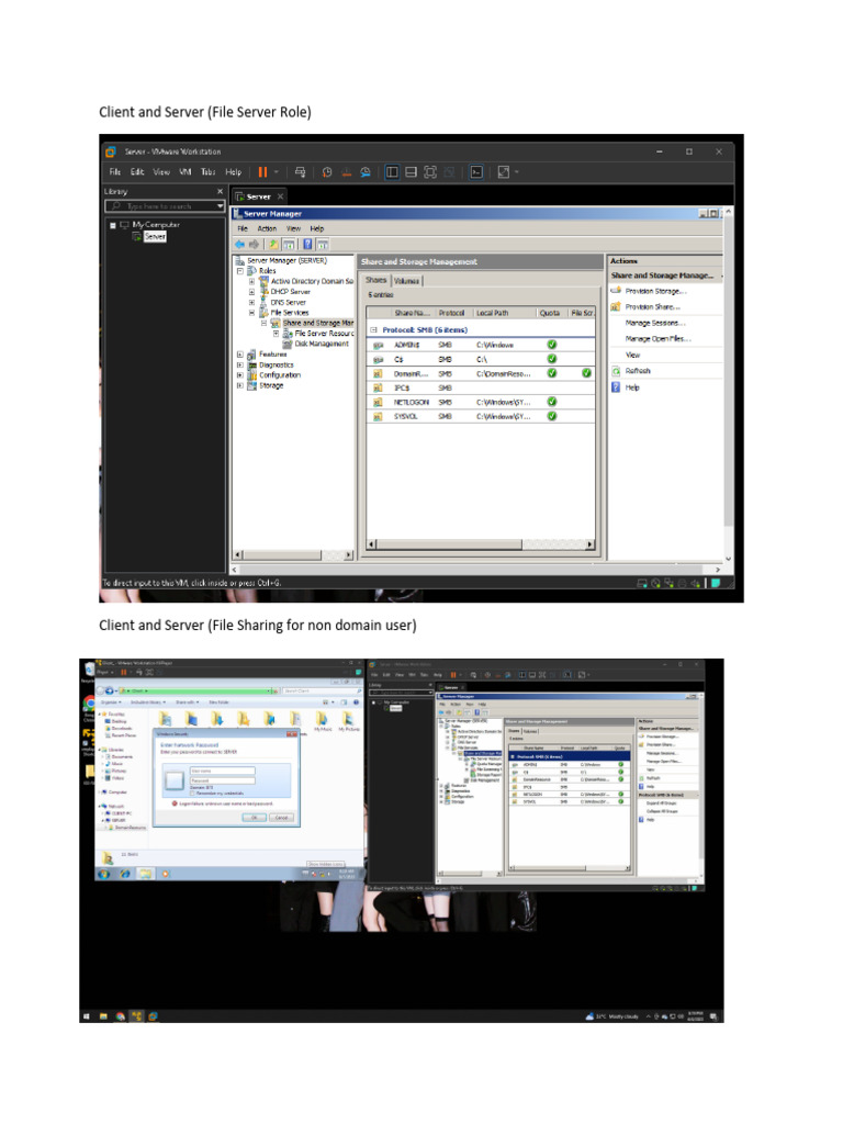 Client and Server | PDF