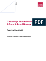 Cambridge International AS and A Level Biology (9700) : Practical Booklet 2
