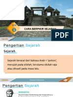 CARA BERPIKIR SEJARAH