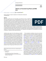 Phytotoxic Effects of Antibiotics On Terrestrial Crop Plants and Wild Plants: A Systematic Review