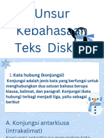 Teks Diskusi Unsur Kebahasaan