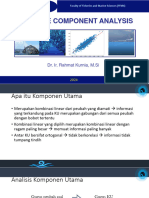 Principle Component Analysis 2024