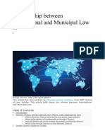 1c Relationship Between International Law and Municipal Law (UK, USA, India,)