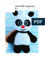 Panda de Peluche PDF Amigurumi Patron Gratis
