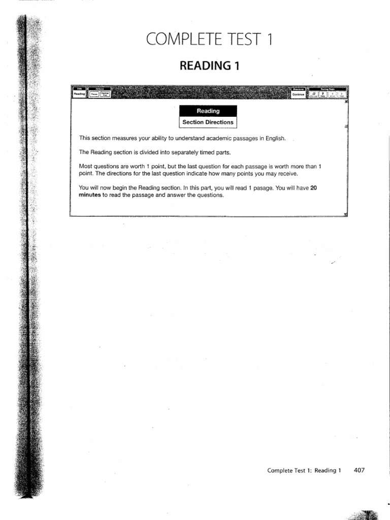Complete Test 1 | PDF