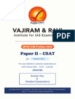 Prelim Test 2023 - CSAT Set B