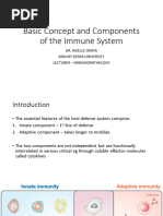 Basic Concept and Components of The Immune System