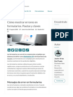 Cómo Mostrar Errores en Formularios. Pautas y Claves - UXABLES - Blog