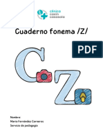 Cuaderno Fonema Z