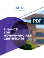 Finance For Non-Financials Brochure