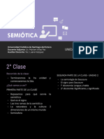 2da Clase - Semiótica